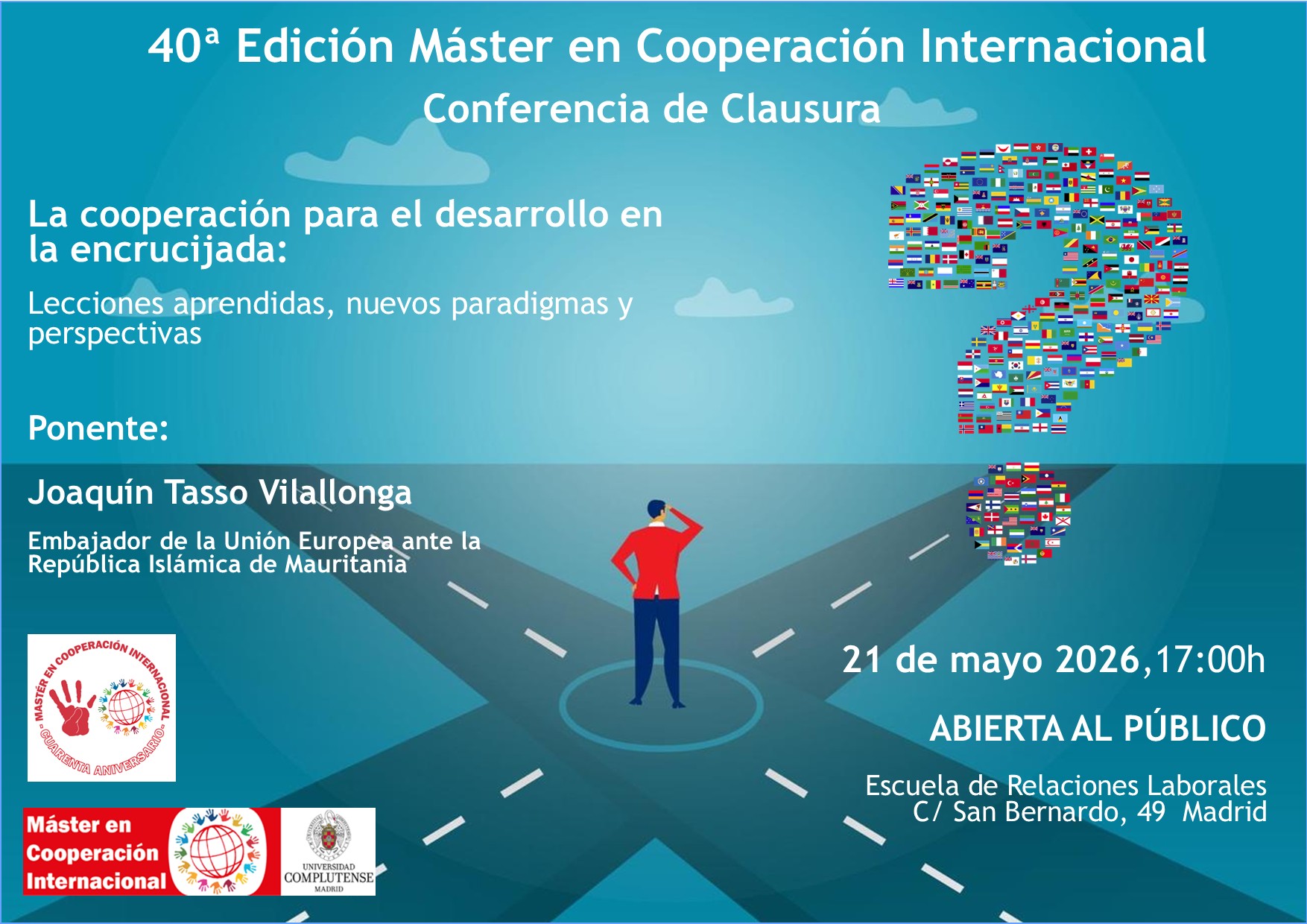 Clausura del 40ª Master en Cooperacion Internacional